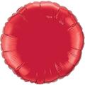 Mayflower Distributing 36 in. Round Ruby Red Flat Foil Ballon 38887